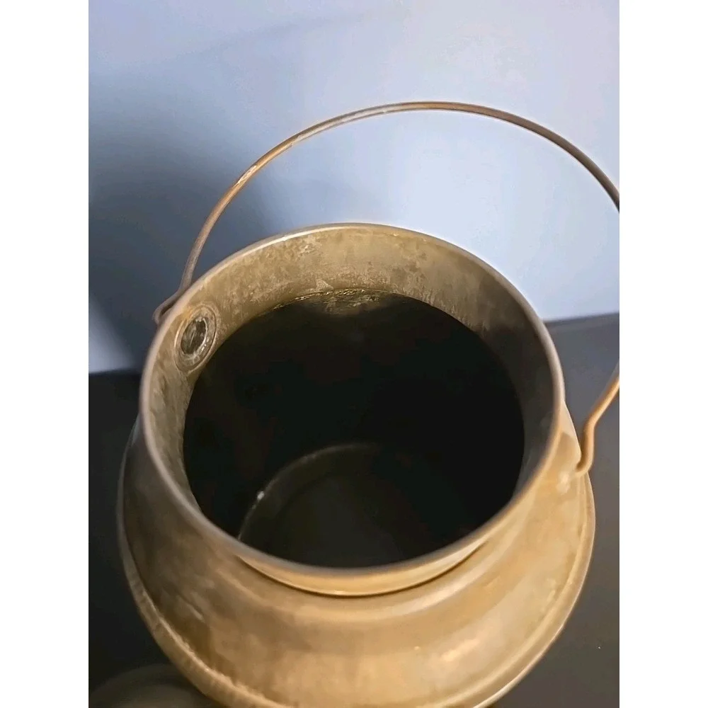 Vintage Dairy Can Galvanized Cream Milk Can with Lid & Handle & Bucket W Handle